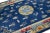 Textile 1920s Antique Peking Designed Chinese Wool Rug Handmade in Blue For Sale - Image 7 of 9