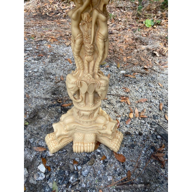 Mid Century Italian Hand Carved Celluloid Table For Sale - Image 9 of 12