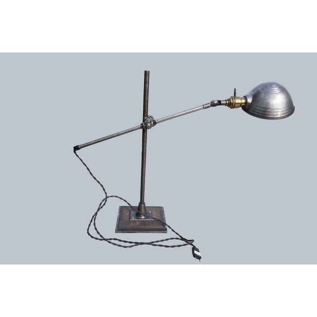 Metal Ceiling Lamp with Hubble Socket and Shade from O.C.White, 1930 For Sale - Image 7 of 11
