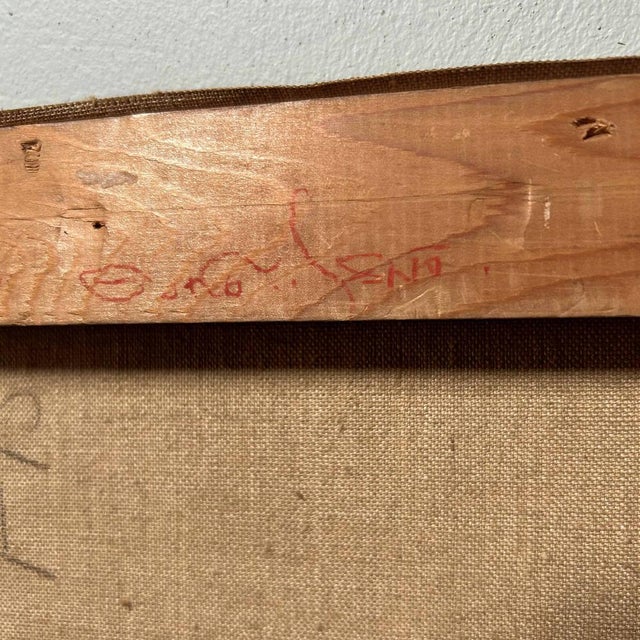 Senō, Mysterious Elegance, 1964, Oil on Canvas For Sale - Image 16 of 17