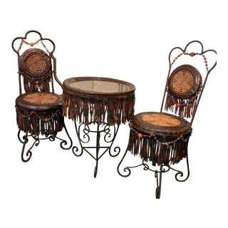 Italian Horacio Cordero & Juan Pablo Molyneux Bistro Set - 3 Pieces For Sale