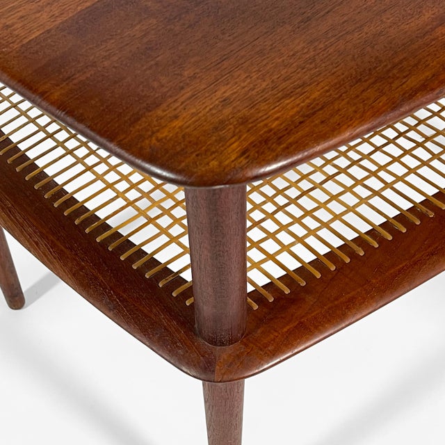 Brown Mid 20th Century Peter Hvidt & Orla Mølgaard-Nielsen SideTable For Sale - Image 8 of 10