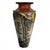 Peter Brandes (b. Assens 1944, d. 2025) Floor vase of faience, decorated in polychrome glaze with incised writing. Signed...