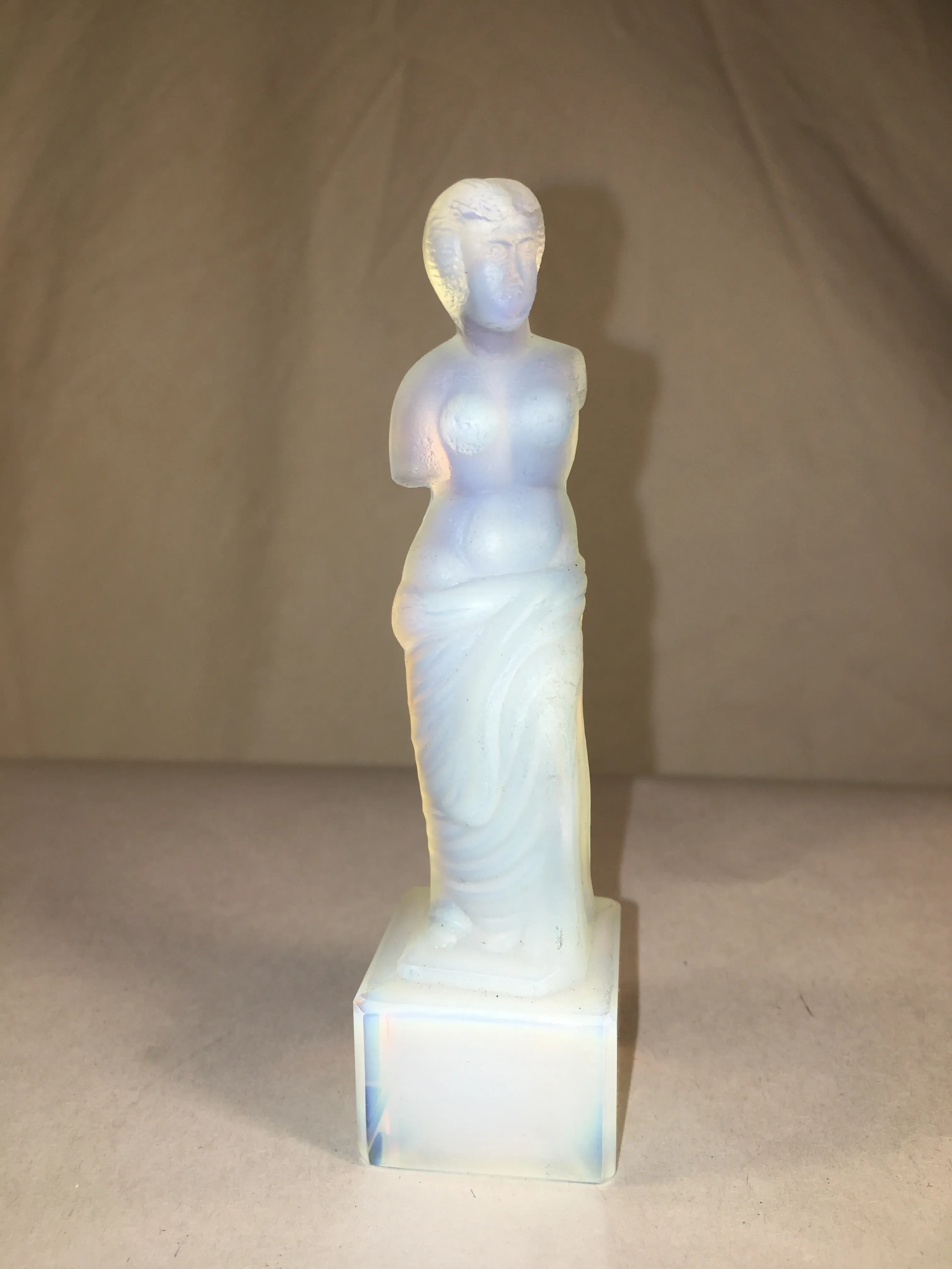 1980s Sabino Glass Venus De Milo Sculpture | Chairish
