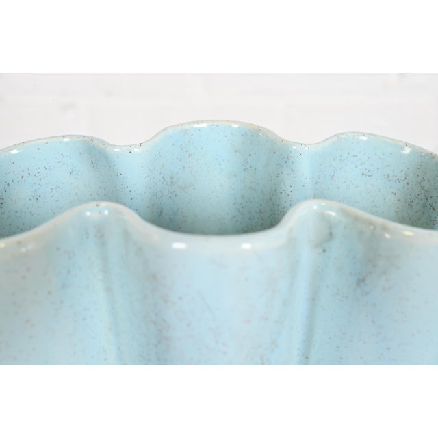 Vintage Art Deco Glazed Ceramic American Art Pottery Gladiola Vase by Brush McCoy For Sale In South Bend - Image 6 of 12