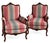 Mid-Century French Style Carved Mahogany Arm Chairs W/ Down Cushions - Pair For Sale In Atlanta - Image 6 of 8