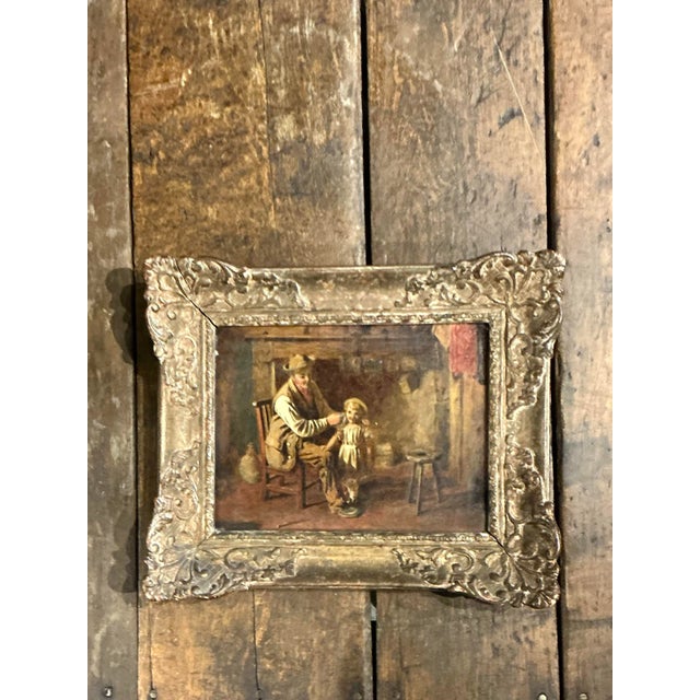 Vintage Original Oil on Canvas For Sale - Image 9 of 12