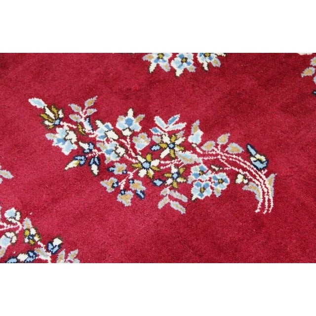 Beige Middle Eastern Rug in Virgin Wool For Sale - Image 8 of 11