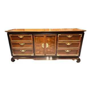 1980s Broyhill Furniture Premier Ming Dynasty Credenza For Sale