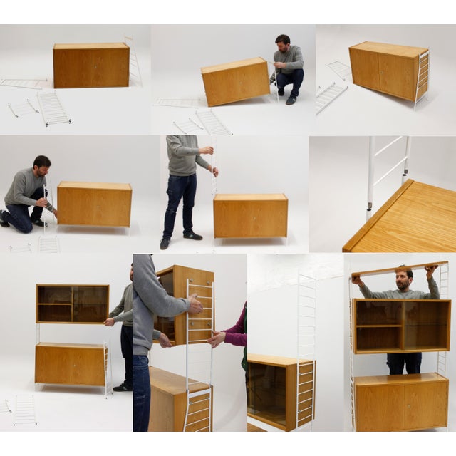 Sibylle Shelving System from GDR String, 1960s For Sale - Image 12 of 13