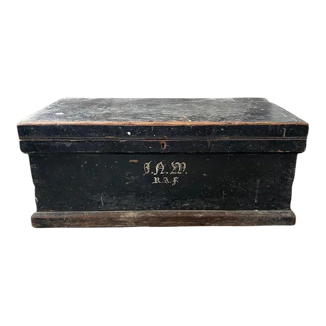 Vintage Wooden Tools Chest For Sale