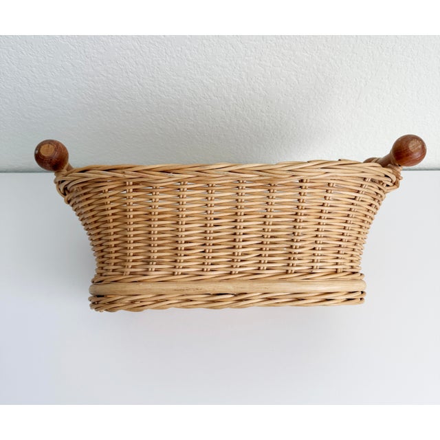 French Boulangerie Basket, Early to Mid-20th C For Sale - Image 11 of 14