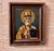 Portraiture Antique Oil Painting on Board - Russian Icon Portrait of Saint Nicholas Circa 1925 For Sale - Image 3 of 9
