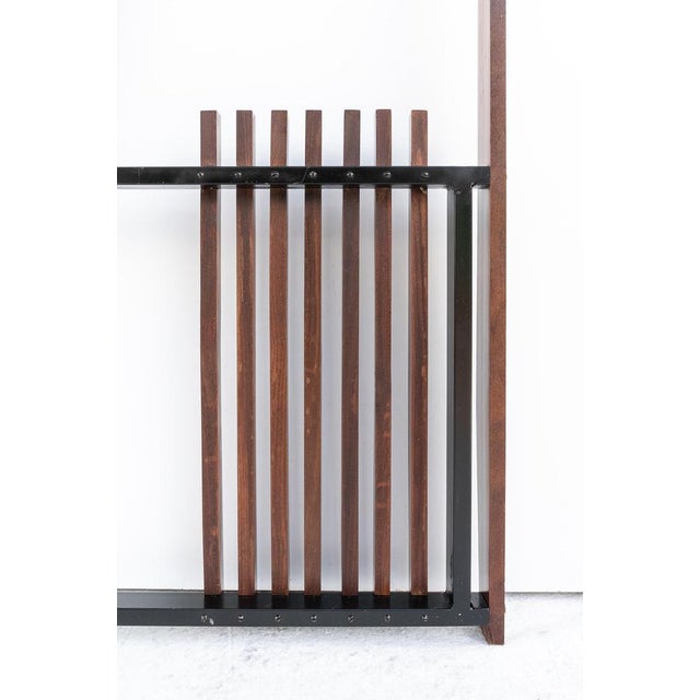 Wall Hanger with Teak Mirror, 1960s For Sale - Image 13 of 14