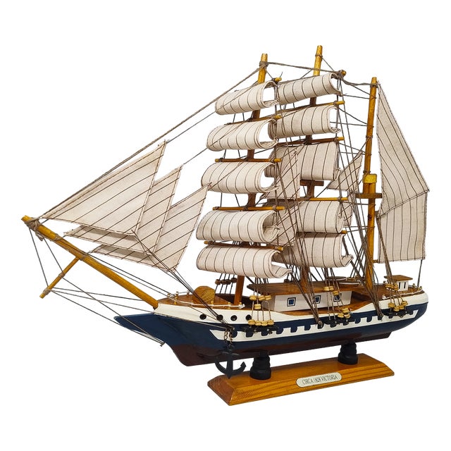 Circa Victoria 1828 Model Ship, England, 1970s For Sale