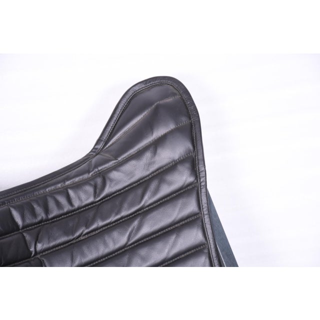Contemporary Leather Sling Chair For Sale - Image 3 of 9