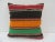Handwoven Colorful Turkish Kilim Pillow Cover For Sale - Image 4 of 4