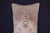 Mid 20th Century Faded Oushak Rug Pillow – Vintage Turkish Handwoven Lumbar Cushion -17'' X 37'' For Sale - Image 5 of 13