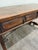 Late 20th Century Vintage Spanish Colonial Style Writing Desk Library Table For Sale - Image 5 of 18