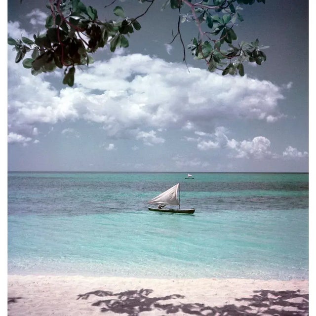 Jamaica Sailing 20x20” Inches paper size Jamaica Sailing by Toni Frissell This personal work was done while Frissell was...