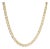 14K Yellow Gold Plated .925 Sterling Silver 1.0 Cttw Diamond Cuban Link Necklace (I-J Color, I3 Clarity) - 18" Inches For Sale