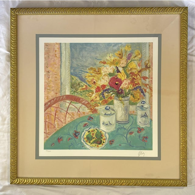 Shabby Chic Vintage Soicher-Marin Fine Art Signed and Numbered Print 'Spring Morning #63/695' For Sale - Image 3 of 18