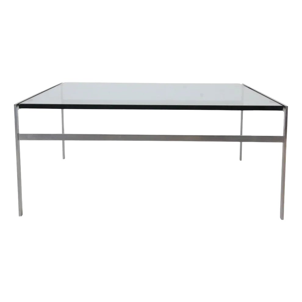 Glass Bo-553 Coffee Table by Preben Fabricius & Jørgen Kastholm | Chairish