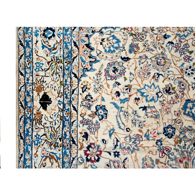 Vintage Persian Naein Rug For Sale - Image 13 of 13