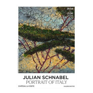 Julien Schnabel Portrait of Italy Official Exhibition Poster For Sale