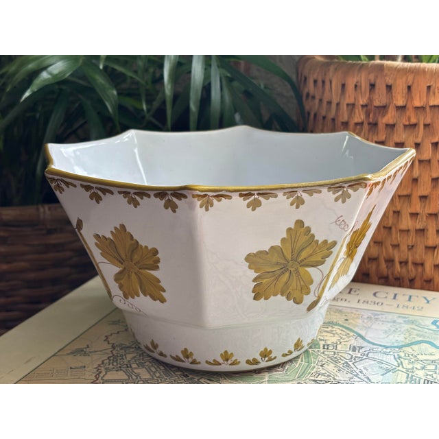 Italian Italian Scalloped Grape Leaf Bowl For Sale - Image 3 of 7