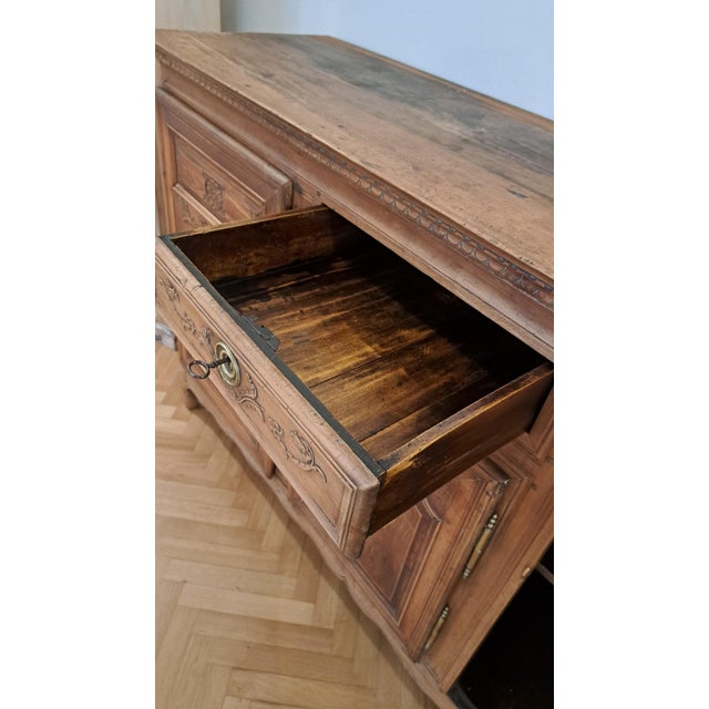Antique Provencal Sideboard in Fruit Wood from Befos For Sale - Image 6 of 9