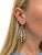 An exceptional pair of vintage diamond chandelier earrings, crafted in platinum and distinguished by an elegant, cascading...