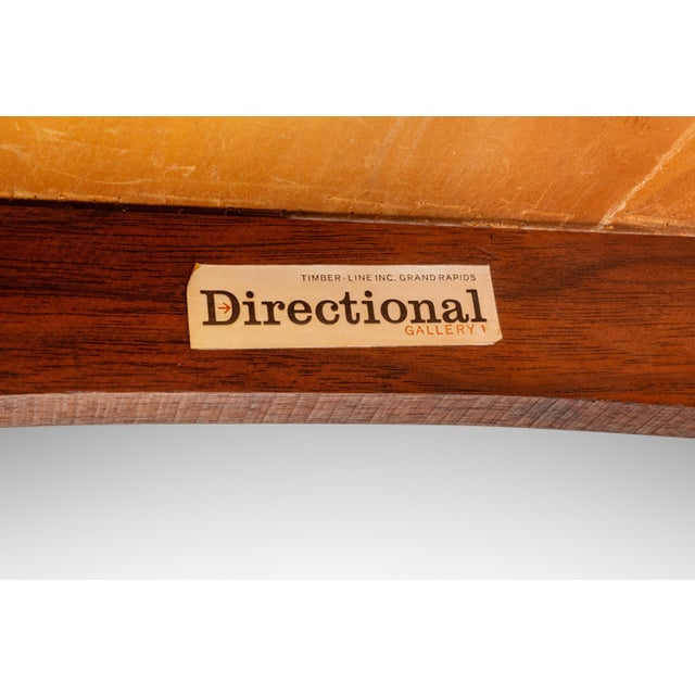 Set of Four ( 4 ) Mid-Century Modern High-Back Cane-Back Dining Chairs by Milo Baughman for Directional, Usa, C. 1950s For Sale - Image 12 of 18