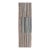 Modern Tribal Kilim Runner in Denim Blue, Brown, and Ivory Striped Design For Sale