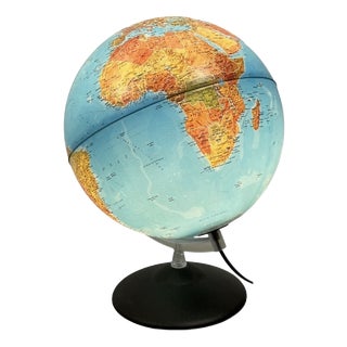Tecno Globus Illuminated Globe from Tecnodidattica, Italy, 1970s For Sale