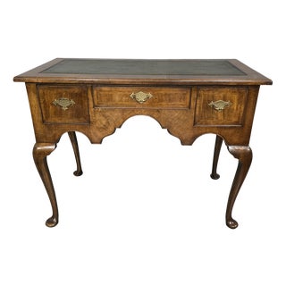 Burr Walnut Lowboy, 1910s For Sale