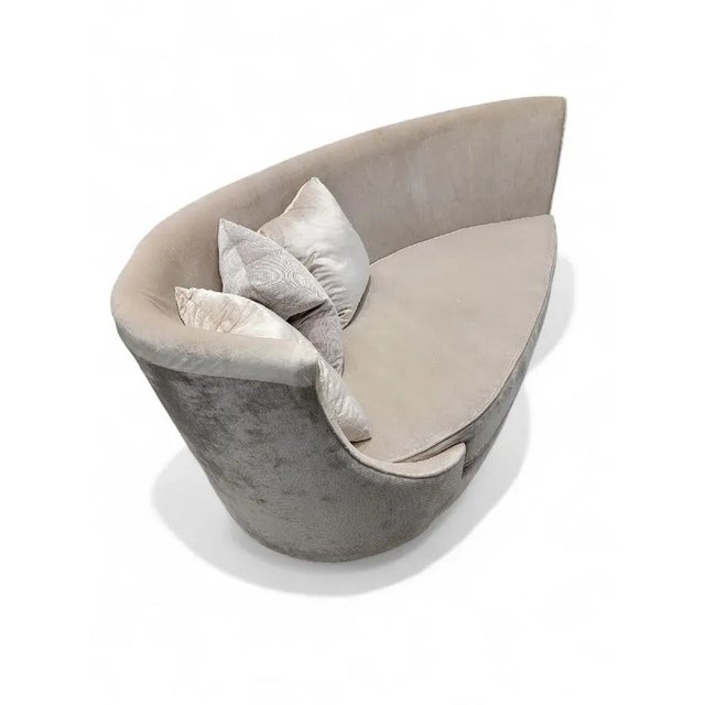 Vintage Modern Italian Moroso NewTone Drop Left Sofa For Sale - Image 9 of 9