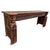 Boho Chic Vintage Architectural Carved Console Table For Sale - Image 3 of 7