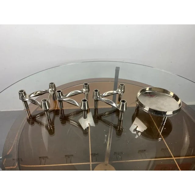 Modular Candlesticks, 1970, Set of 4 For Sale - Image 11 of 11