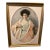1900s Oil Painting Portrait of a Lady With a Daffodil on Canvas Signed C. Noebel For Sale