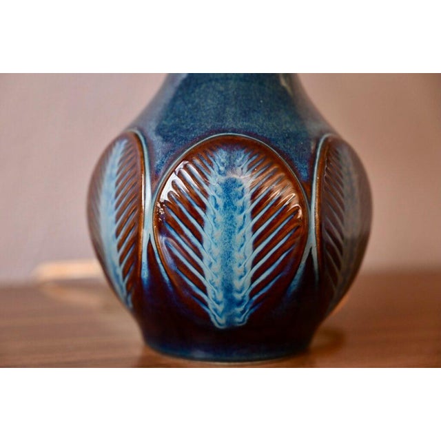 Danish Table Lamp in Ceramic from Søholm Stentøj, 1960s For Sale - Image 9 of 16