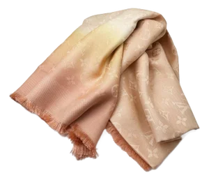 Louis Vuitton Ombre Brush Jaune Chale Shawl Scarf