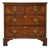 English Burr Walnut and Mahogany Chest of Drawers, 19th Century For Sale
