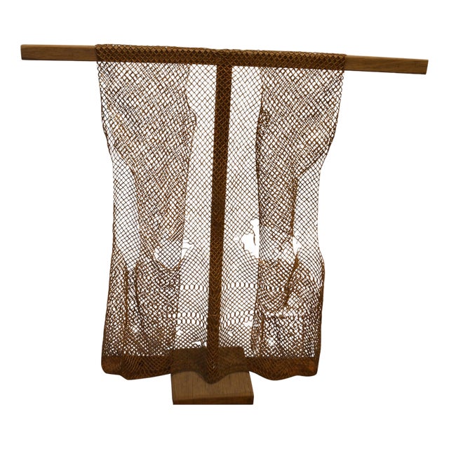 Rare Antique Bamboo Wood Vest For Sale