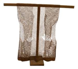 Rare Antique Bamboo Wood Vest