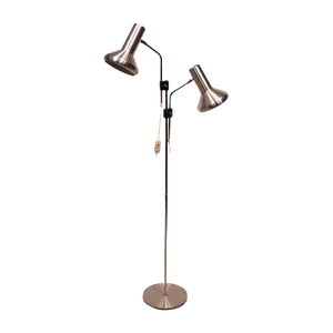 Vintage Danish Steel Floor Lamp, 1960s