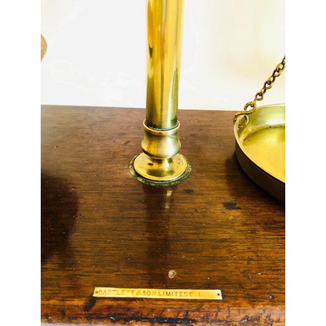 Victorian Antique Brass Scales, Set of 2 For Sale - Image 3 of 8