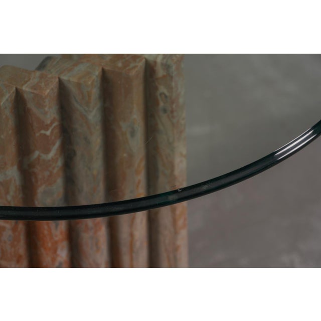 Marble and Brass Coffee Table by Italo Valenti, Italy, 1970s For Sale - Image 10 of 13