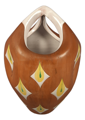 Wood Effect Porcelain Vase by Ferruccio Palazi for Fiamma Roma, 1960s