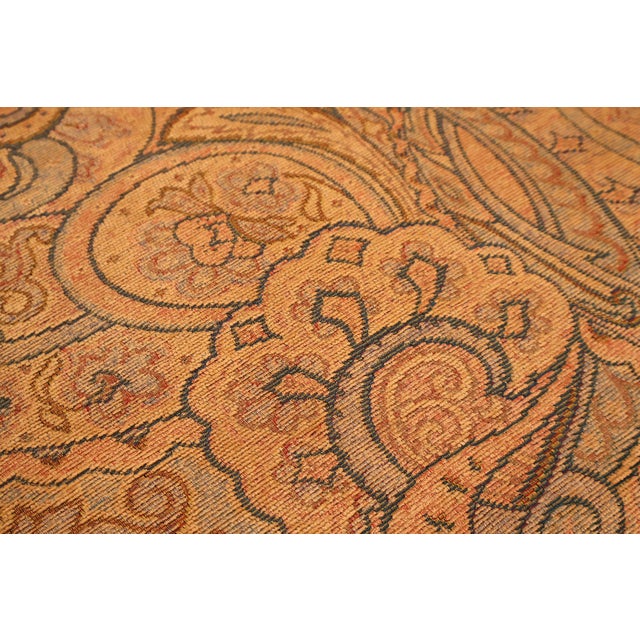 Kravet Paisley Upholstered Rolled Arm Sofa For Sale - Image 9 of 18